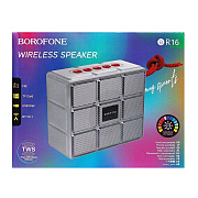 Портативная акустика Borofone BR16 Gage (gray) 