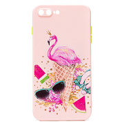 Чехол-накладка - SC246 для "Apple iPhone 7 Plus/iPhone 8 Plus" (003) (pink)