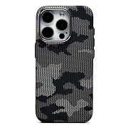 Чехол-накладка Luxo Creative PC  для "Apple iPhone 15 Pro" (126) (black/gray)