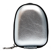 Чехол универсальный для наушников - Экокожа (silver)