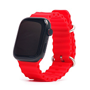 Ремешок - ApW26 Ocean Band Apple Watch 42/44/45/49 mm силикон (red)