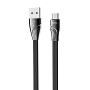 Кабель USB - micro USB Hoco U57 Twisting 12W 120см 2,4A  (black)