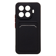 Чехол-накладка - SC337 с картхолдером для "Xiaomi 15T Pro" (black) (242322)