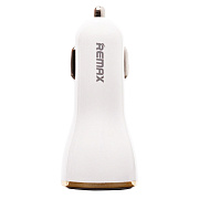 Адаптер Автомобильный Remax RCC303 3USB/5V/3.4A (white/gold)