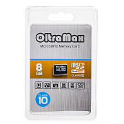 Карта флэш-памяти MicroSD  8 Гб OltraMax без SD адаптера (class 10)