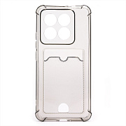 Чехол-накладка - SC276 с картхолдером для "Xiaomi 14 Pro" (black) (224955)