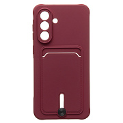 Чехол-накладка - SC304 с картхолдером для "Samsung Galaxy A56 5G" (bordo) (239425)