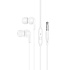 Проводные наушники с микрофоном внутриканальные Hoco M124 Wide Jack 3,5  (white)