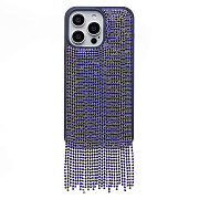 Чехол-накладка - PC095 POSH SHINE для "Apple iPhone 15 Pro Max" кристальный водопад (blue titanium) (237154)