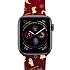 Ремешок - ApW16 Apple Watch 42/44/45/49 mm силикон на кнопке (005) (red)