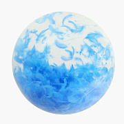 Надувной мяч - с перьями 60 см (blue)