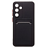 Чехол-накладка - SC337 с картхолдером для "Samsung Galaxy S24FE" (black) (237268)