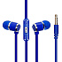 Проводные наушники с микрофоном внутриканальные - EV-153 Jack 3,5  (blue)