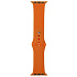 Ремешок - ApW Sport Band Apple Watch 38/40/41 mm силикон на кнопке (S) (light orange)