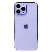 Чехол-накладка - SC344 для "Apple iPhone 13 Pro Max" (transparent/violet) (232034)