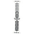Ремешок - ApW Sport N Apple Watch 42/44/45/49 mm силикон на кнопке (L) (white/black)