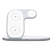 ЗУ Сетевое Беспроводное - YN-105 3in1 15W (white) (243556)