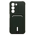 Чехол-накладка - SC304 с картхолдером для "Realme C83 5G/P4 Lite/Narzo 100 Lite" (dark green)