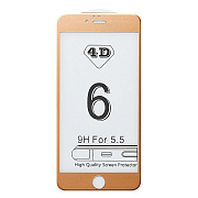 Защитное стекло Full Screen Activ 3D для "Apple iPhone 6 Plus/iPhone 6S Plus" (gold)