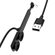 Кабель USB - Apple lightning Hoco U51  120см 2A  (black)