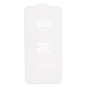 Защитное стекло Full Screen Glass 5D для Apple iPhone X/iPhone XS/IPhone 11 Pro (white) (white)