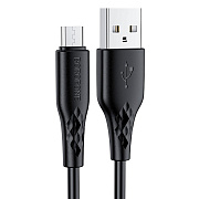 Кабель USB - micro USB Borofone BX48 12W 100см 2,4A  (black)