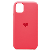 Чехол-накладка - Soft Touch Love для "Apple iPhone 11 Pro Max" (dark pink)