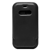 Чехол-конверт - SM001 кожаный SafeMag для "Apple iPhone 12/iPhone 12 Pro" (black)