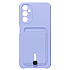 Чехол-накладка - SC304 с картхолдером для "Samsung SM-A145 Galaxy A14 4G/SM-A146 Galaxy A14 5G (MediaTek)" (light violet) (217957)