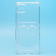 Чехол-накладка - SC278 с картхолдером для "Samsung SM-A226 Galaxy A22s 5G" (transparent)