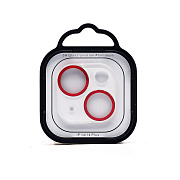 Защитное стекло для камеры - СG05 для "Apple iPhone 14/14 Plus" (red)