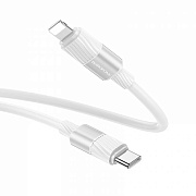 Кабель Type-C - Apple lightning Borofone BX106 PD 27W 100см 3A  (white)