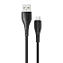 Кабель USB - micro USB Borofone BX37 Wieldy* 12W 100см 2,4A  (black)