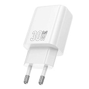 Адаптер Сетевой Hoco N63 Gentle PD+QC3.0 USB/Type-C 30W (white)
