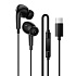 Проводные наушники внутриканальные Borofone BM100 Pro Type-C  (black)