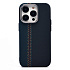 Чехол-накладка Luxo Creative PC для "Apple iPhone 14 Pro" (121) (black/blue) (230961)