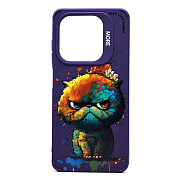 Чехол-накладка - SC335 для "Infinix Smart 8"  (кот) (violet) (232983)