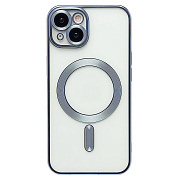 Чехол-накладка - SM027 SafeMag для "Apple iPhone 14" (blue) (232360)