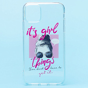 Чехол-накладка - SC226 для "Apple iPhone 11" (003) (прозрачный)