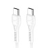 Кабель Type-C - Type-C Hoco X37 Cool power PD 60W 100см 3A  (white)