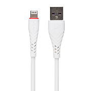 Кабель USB - Apple lightning SKYDOLPHIN S02L  100см 3A  (white)