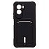 Чехол-накладка - SC304 с картхолдером для "Xiaomi Poco M7 Plus" (black) (241668)