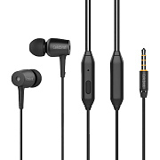 Проводные наушники с микрофоном внутриканальные Celebrat G1 Jack 3,5  (black)