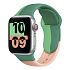 Ремешок - ApW Apple Watch 42/44/45/49 mm силикон на кнопке (007) (multicolor)