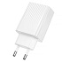 Адаптер Сетевой Borofone BAS76A PD+QC3.0 USB/Type-C 3A/30W (white)
