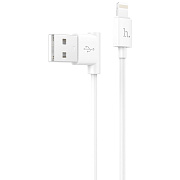 Кабель USB - Apple lightning Hoco UPL11 12W 120см 2,4A  (white)