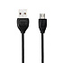 Кабель USB - micro USB Remax Replica RC-050M Lesu  100см 1,5A  (black)