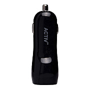 Адаптер Автомобильный Activ Clean Line CAU1-2A-01 1USB/5V/2A (black)