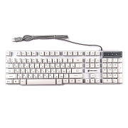 Клавиатура Dialog KGK-15U Gan-Kata мембранная игровая с подсветкой USB (white)