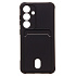 Чехол-накладка - SC304 с картхолдером для "Samsung Galaxy S24" (black) (228137)